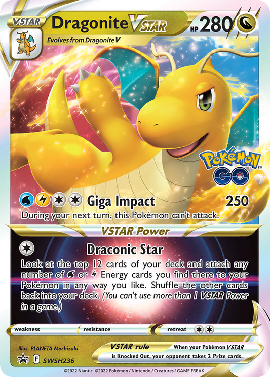 Dragonite VSTAR SWSH236/307 Promo | SWSH Black Star Promos | Pokemon Card