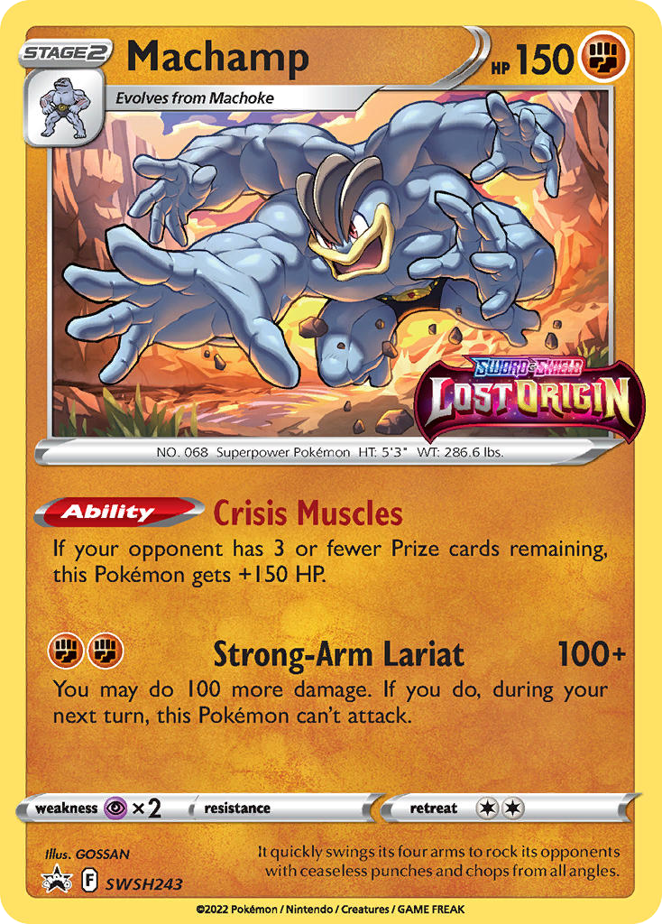 Machamp SWSH243/307 Promo | SWSH Black Star Promos | Pokemon Card