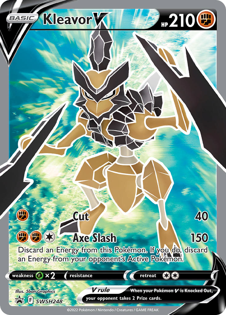 Kleavor V SWSH248/307 Promo | SWSH Black Star Promos | Pokemon Card