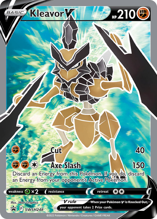 Kleavor V SWSH248/307 Promo | SWSH Black Star Promos | Pokemon Card
