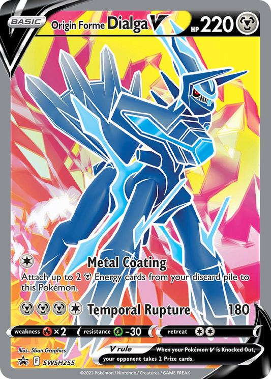 Origin Forme Dialga V SWSH255/307 Promo | SWSH Black Star Promos | Pokemon Card