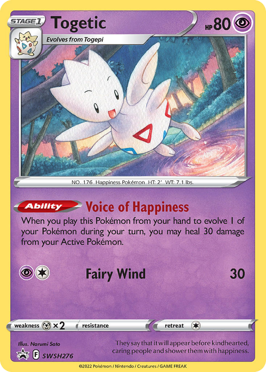 Togetic SWSH276/307 Promo | SWSH Black Star Promos | Pokemon Card