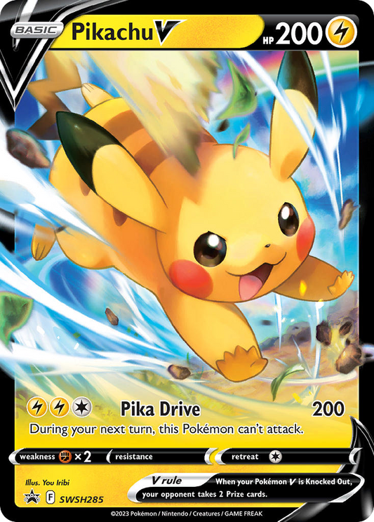 Pikachu V SWSH285/307 Promo | SWSH Black Star Promos | Pokemon Card