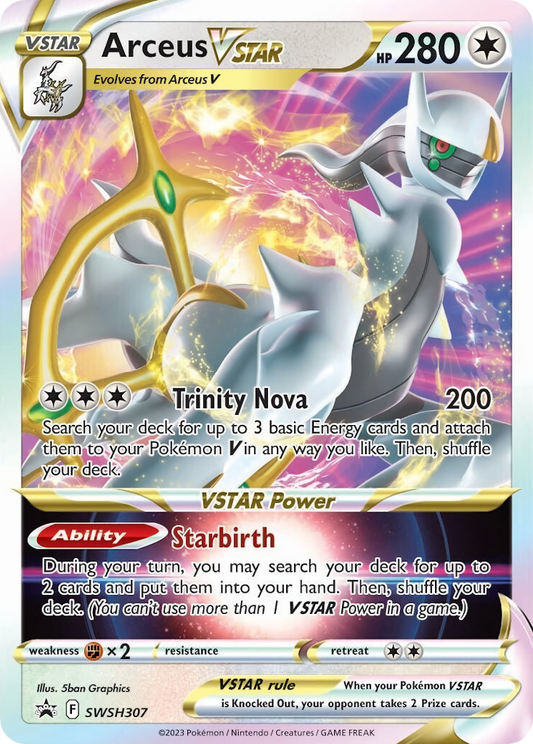 Arceus VSTAR SWSH307/307 Promo | SWSH Black Star Promos | Pokemon Card