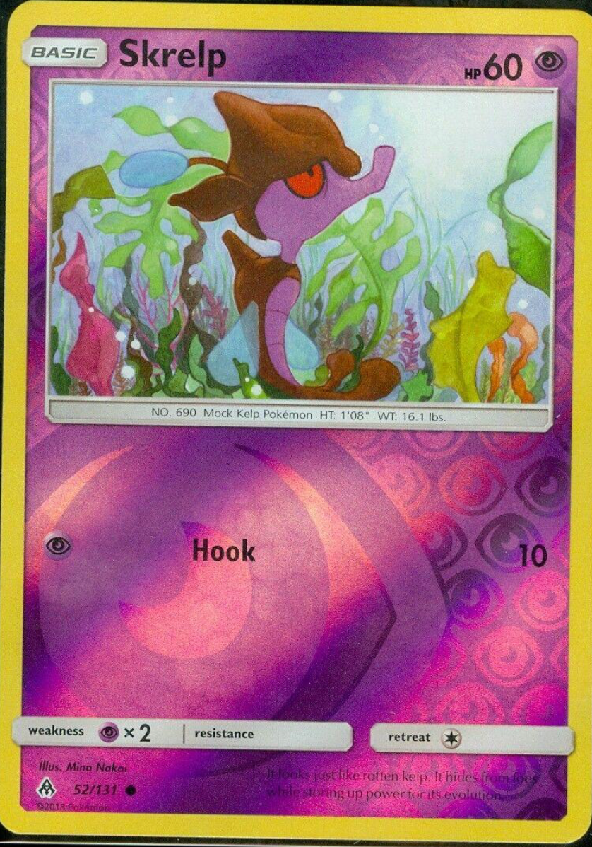 Skrelp 52/131 Reverse Holo | Forbidden Light | Pokemon Card