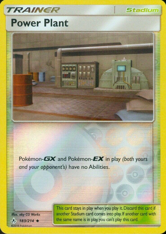 Power Plant 183/214 Reverse Holo | Unbroken Bonds | Pokemon Card