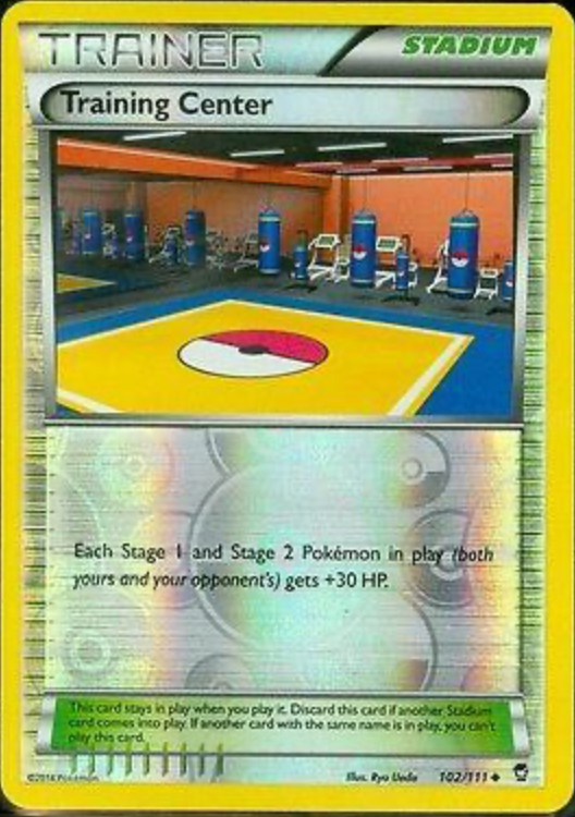 Training Center 102/111 Reverse Holo | Furious Fists | Pokemon Card