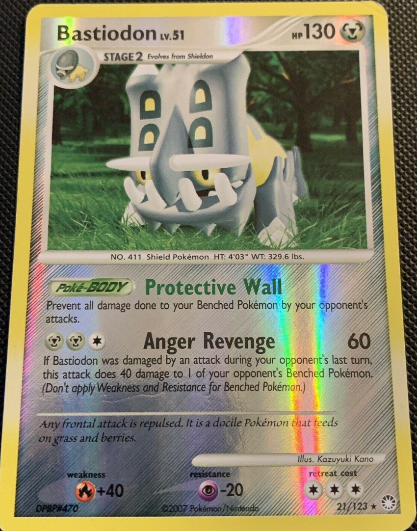 Bastiodon 21/123 Reverse Holo | Mysterious Treasures | Pokemon Card