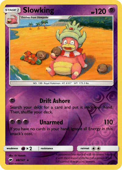 Slowking 48/147 Reverse Holo | Burning Shadows | Pokemon Card