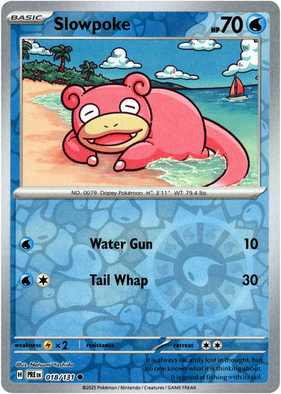 Slowpoke 18/131 Reverse Holo | Prismatic Evolutions | Pokemon Card