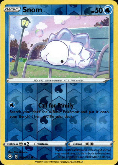 Snom 29/72 Reverse Holo | Shining Fates | Pokemon Card