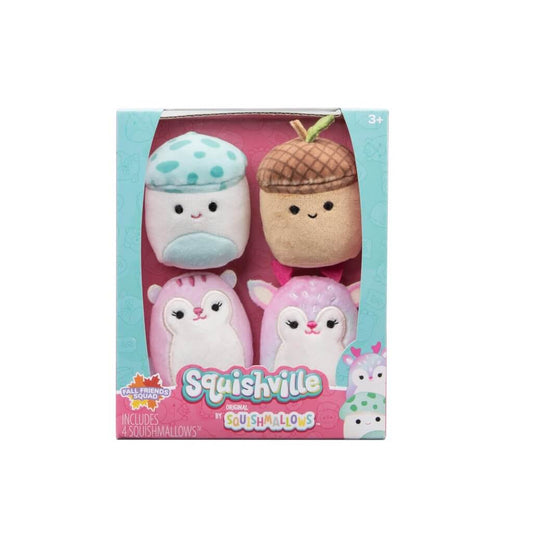 Fall Friends Squad ~ 4 Pack 2" Squishville Plush