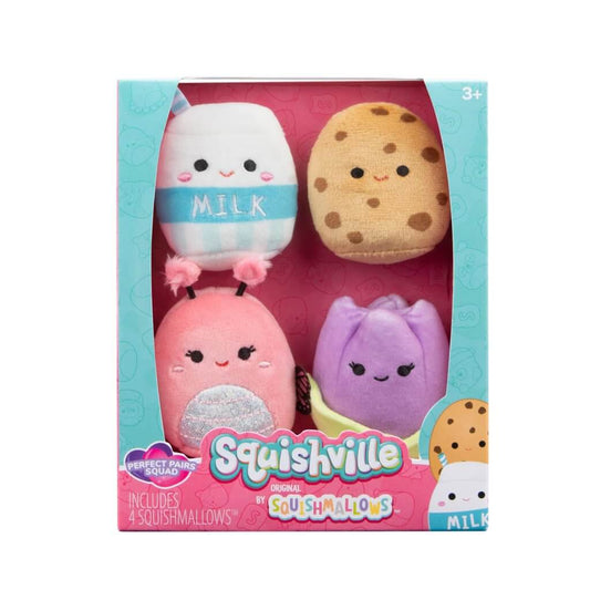 Perfect Pairs Squad ~ 4 Pack 2" Squishville Plush