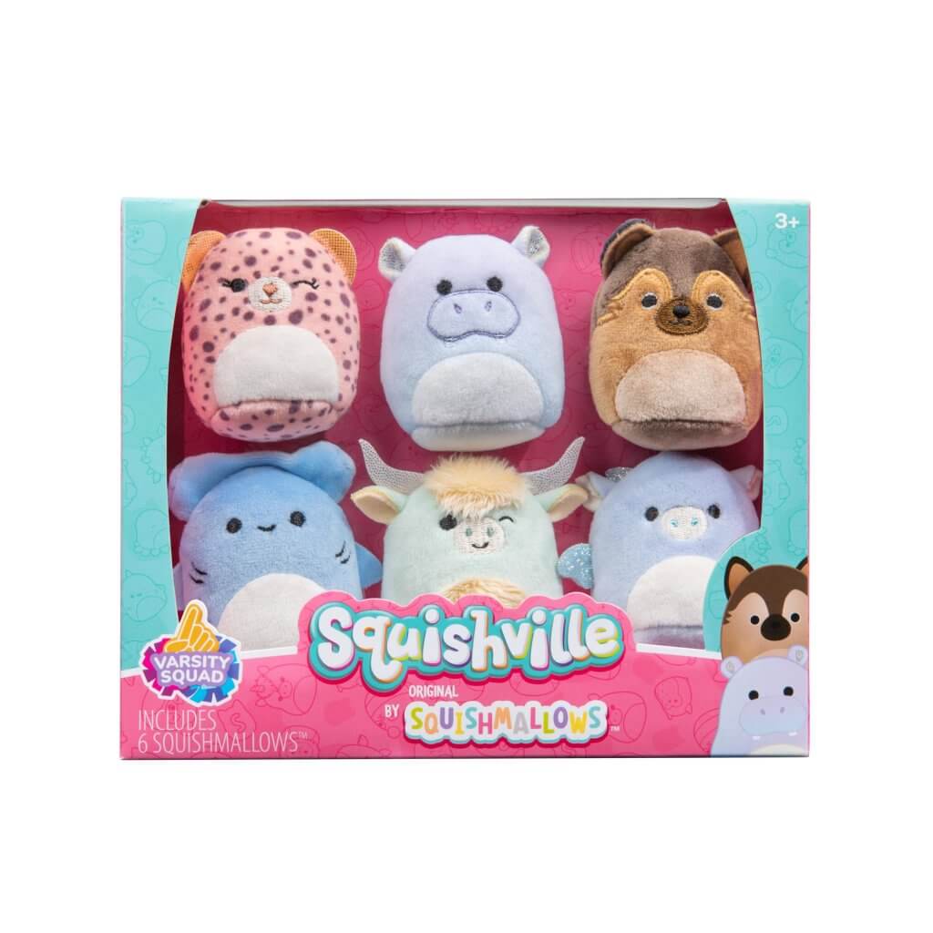 Varsity Squad ~ 6 Pack 2" Squishville Plush ~ Pre-Order ~ LIMIT ONE PER CUSTOMER