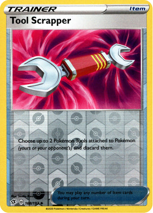Tool Scrapper 168/192 Reverse Holo | Rebel Clash | Pokemon Card