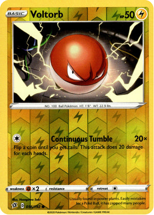 Voltorb 56/192 Reverse Holo | Rebel Clash | Pokemon Card