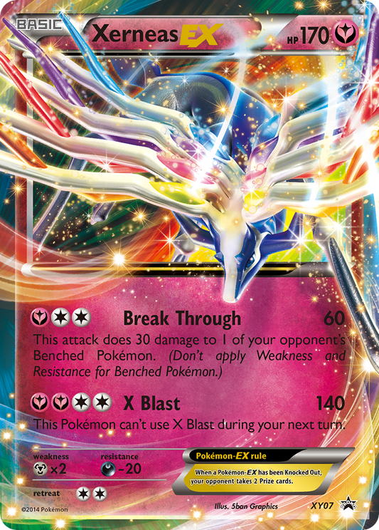 Xerneas-EX XY07/211 Promo | XY Black Star Promos | Pokemon Card