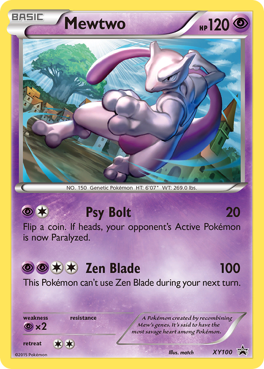 Mewtwo XY100/211 Promo | XY Black Star Promos | Pokemon Card