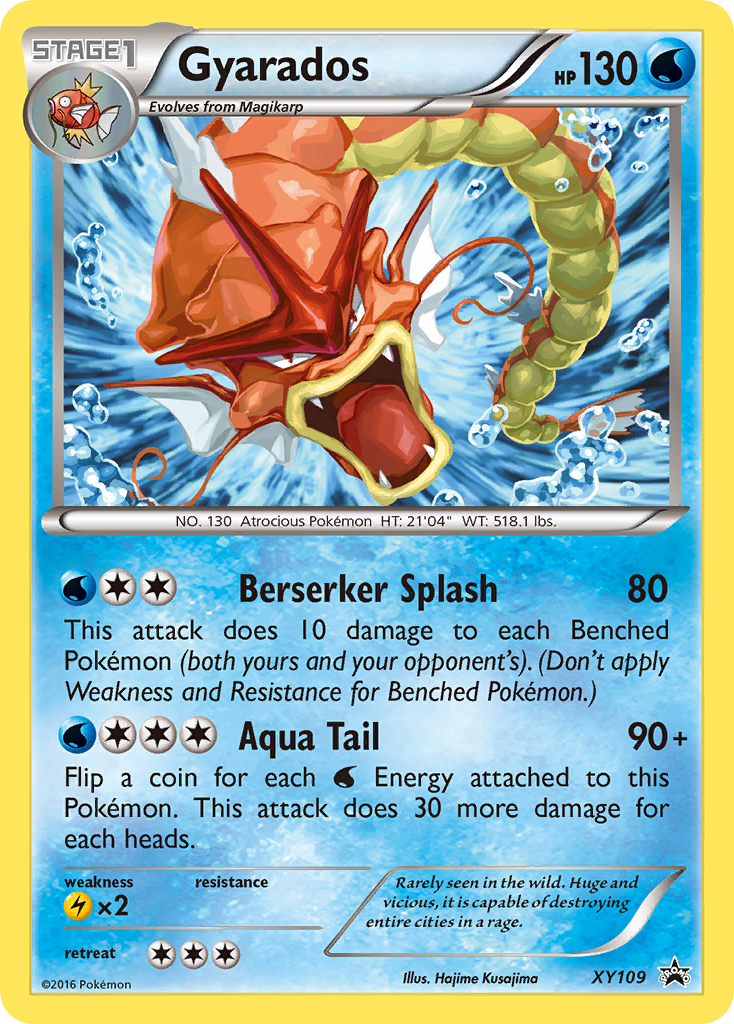 Gyarados XY109/211 Promo | XY Black Star Promos | Pokemon Card