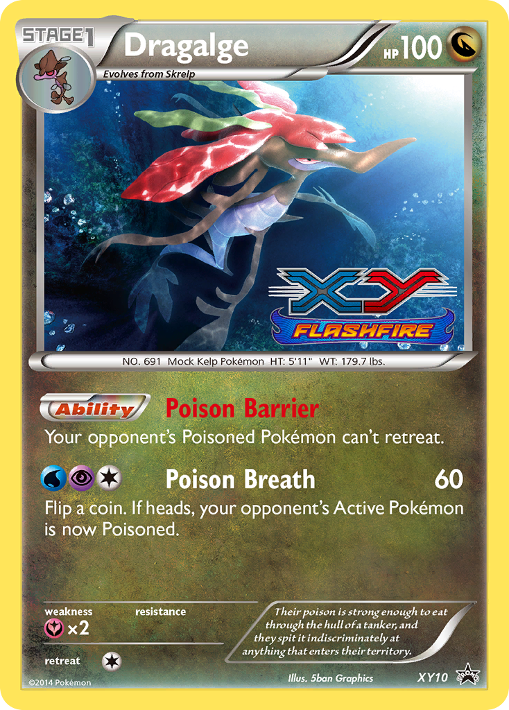 Dragalge XY10/211 Promo | XY Black Star Promos | Pokemon Card