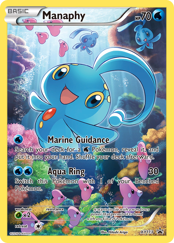 Manaphy XY113/211 Promo | XY Black Star Promos | Pokemon Card