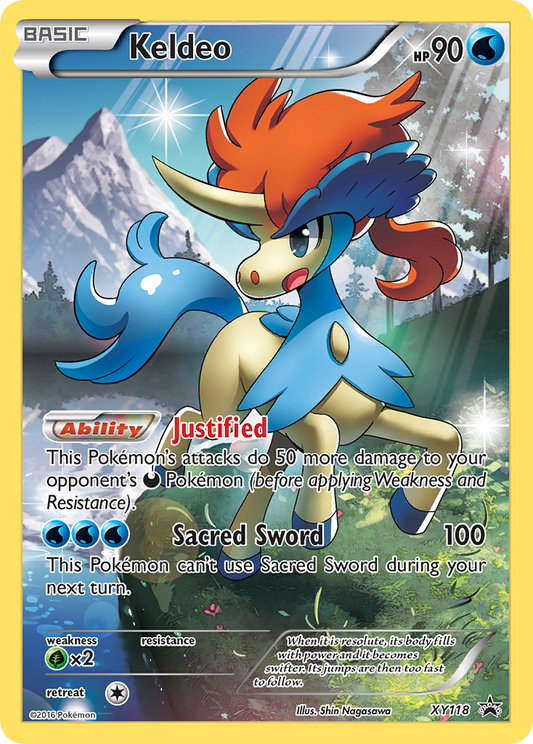 Keldeo XY118/211 Promo | XY Black Star Promos | Pokemon Card