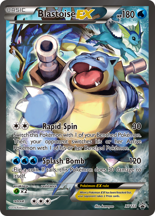 Blastoise-EX XY122/211 Promo | XY Black Star Promos | Pokemon Card