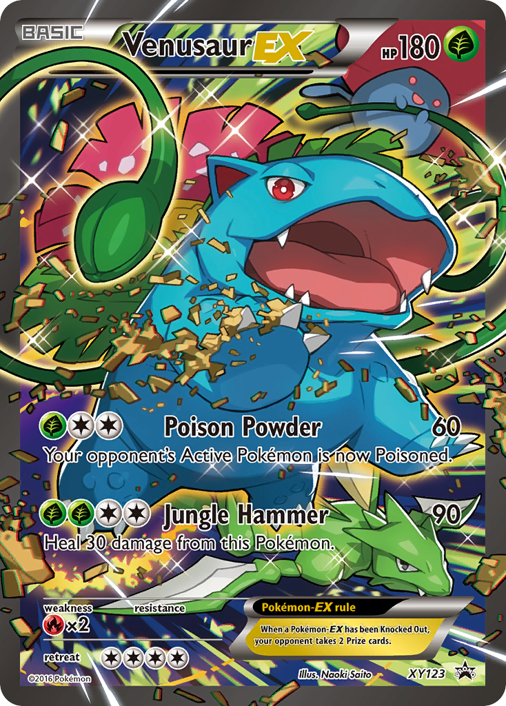 Venusaur-EX XY123/211 Promo | XY Black Star Promos | Pokemon Card