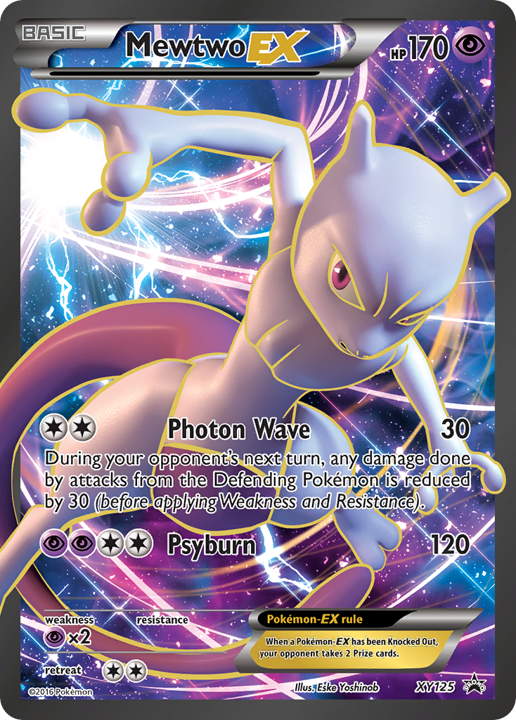 Mewtwo-EX XY125/211 Promo | XY Black Star Promos | Pokemon Card