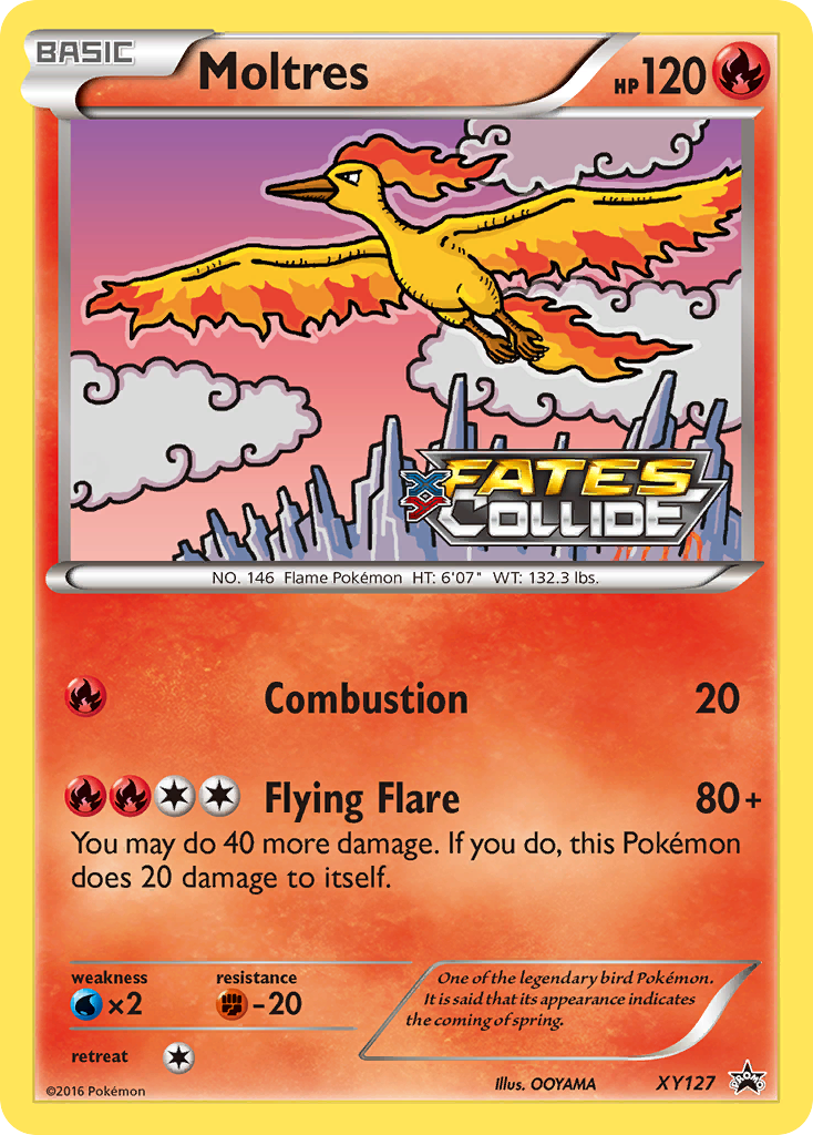 Moltres XY127/211 Promo | XY Black Star Promos | Pokemon Card