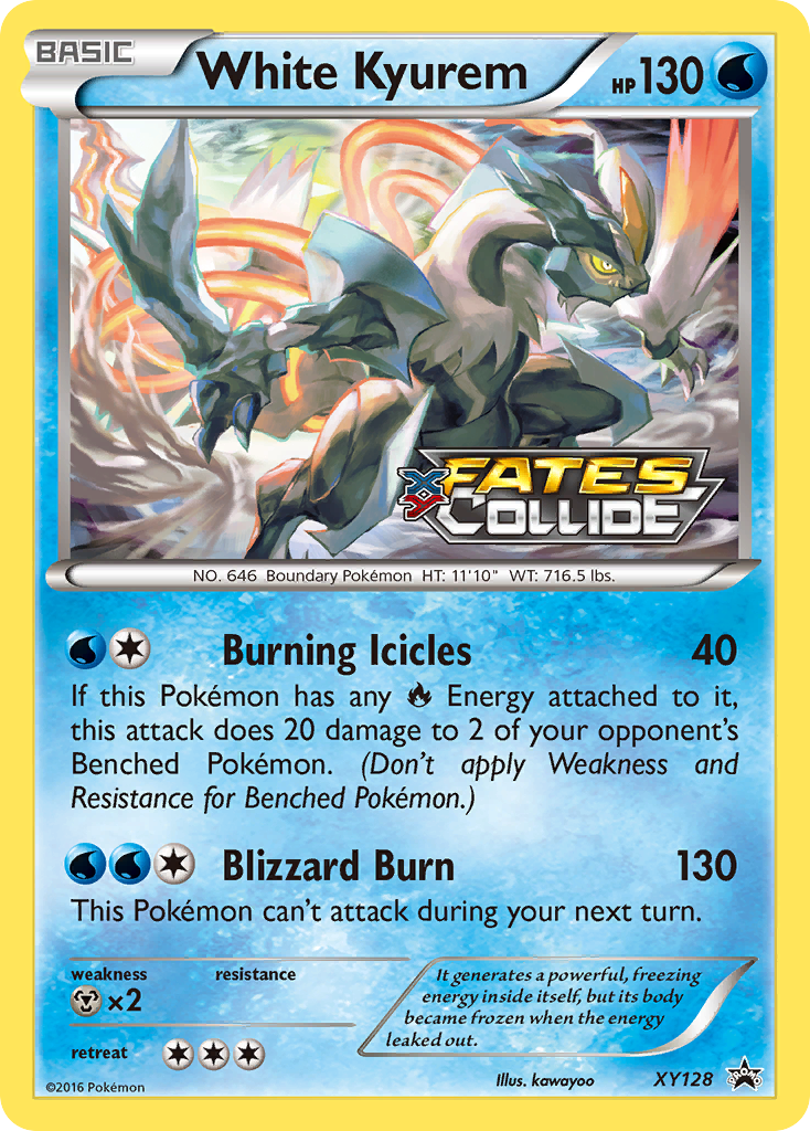 White Kyurem XY128/211 Promo | XY Black Star Promos | Pokemon Card
