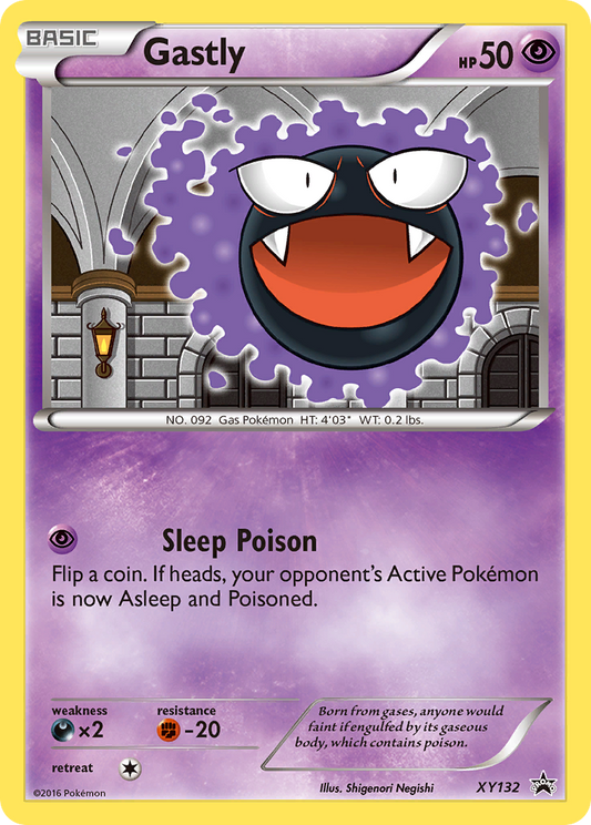 Gastly XY132/211 Promo | XY Black Star Promos | Pokemon Card