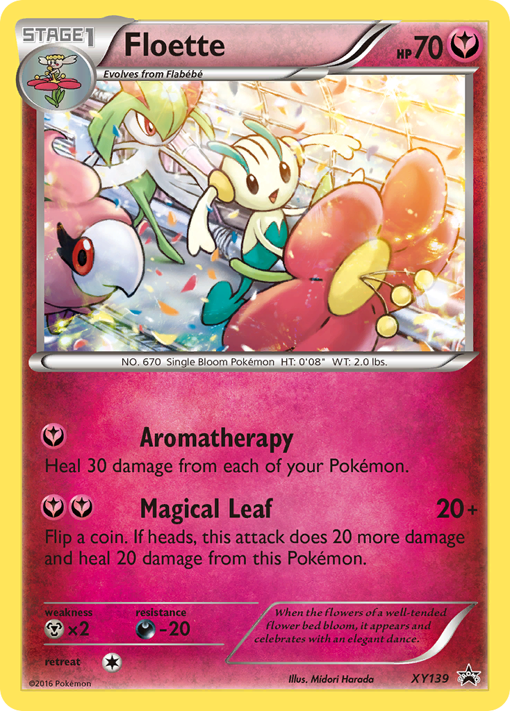 Floette XY139/211 Promo | XY Black Star Promos | Pokemon Card