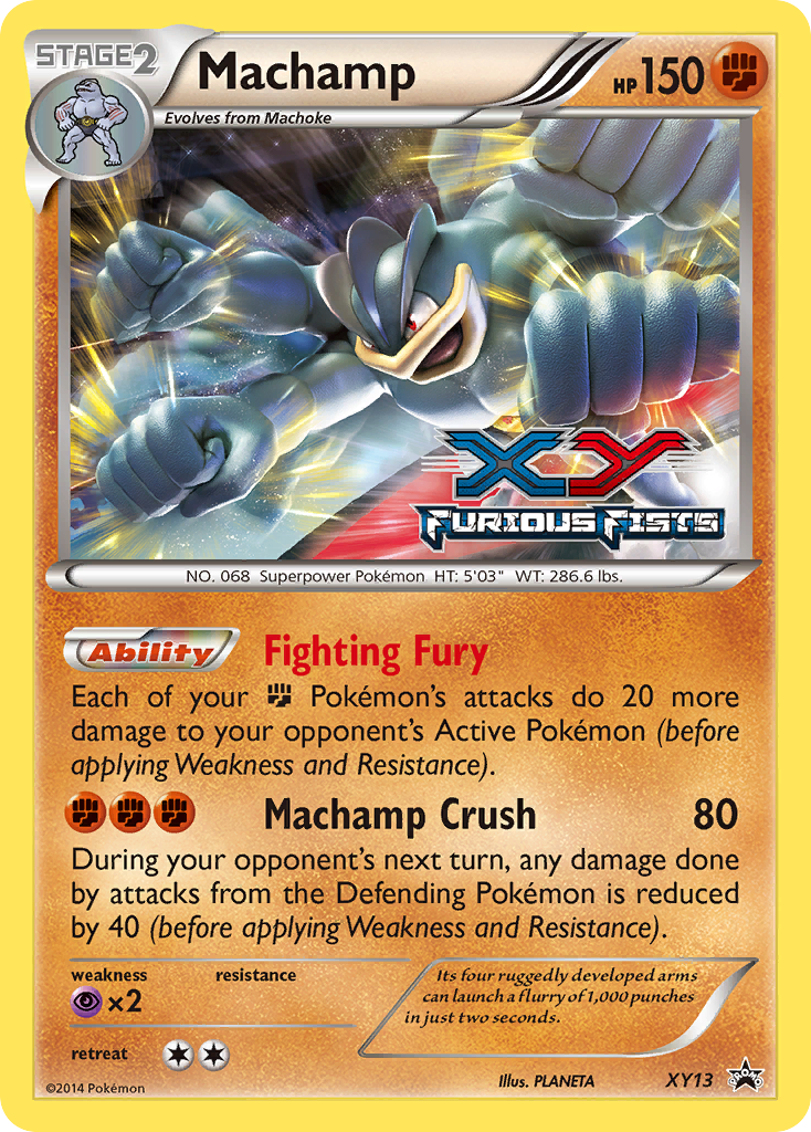 Machamp XY13/211 Promo | XY Black Star Promos | Pokemon Card