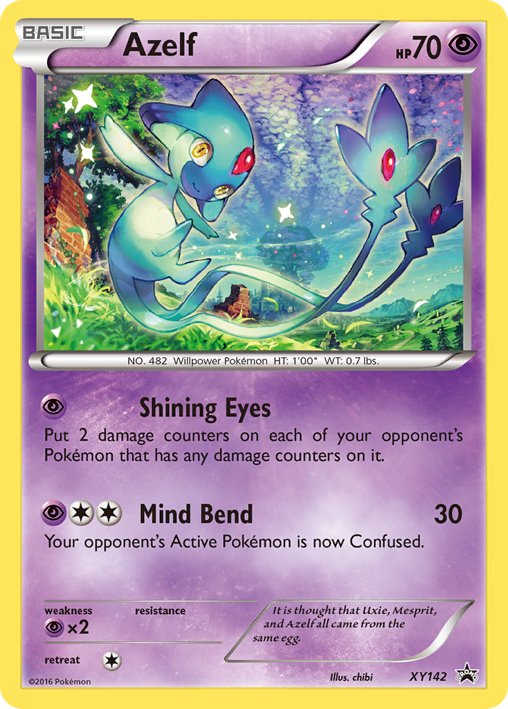 Azelf XY142/211 Promo | XY Black Star Promos | Pokemon Card