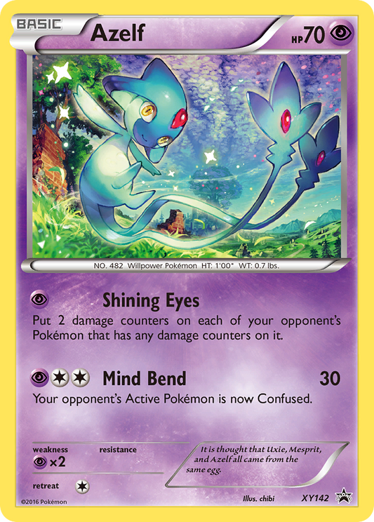 Azelf XY142/211 Promo | XY Black Star Promos | Pokemon Card
