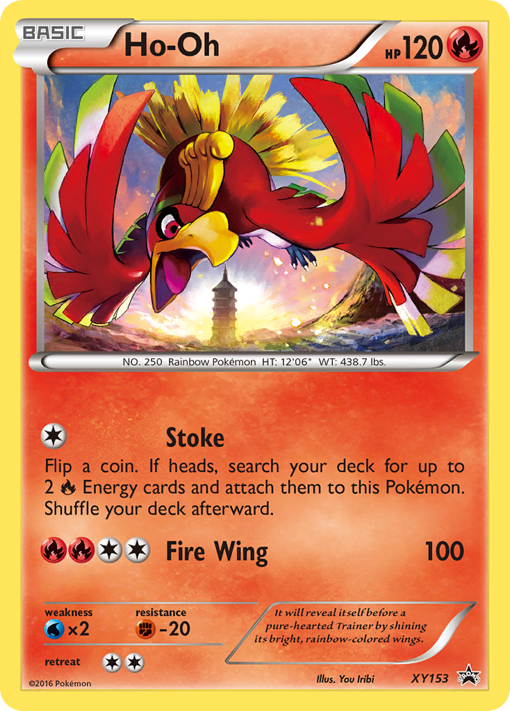 Ho-Oh XY153/211 Promo | XY Black Star Promos | Pokemon Card