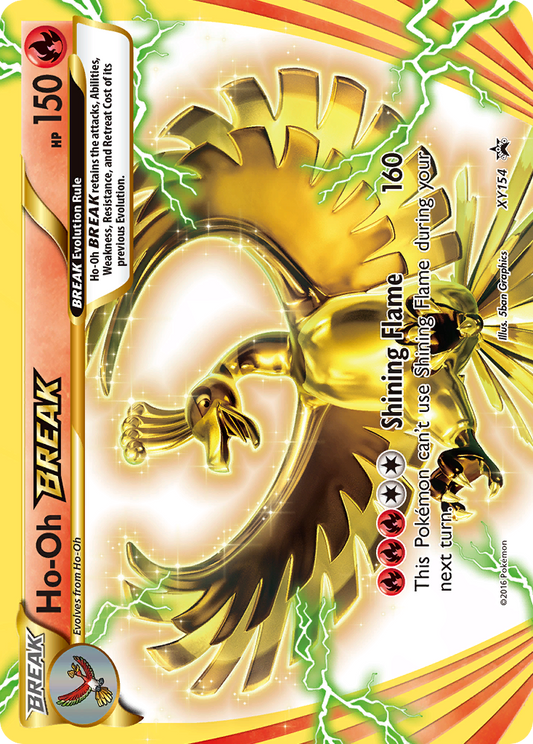 Ho-Oh BREAK XY154/211 Promo | XY Black Star Promos | Pokemon Card