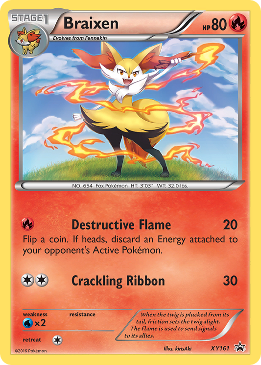 Braixen XY161/211 Promo | XY Black Star Promos | Pokemon Card