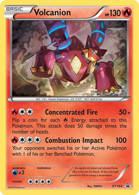 Volcanion XY164/211 Promo | XY Black Star Promos | Pokemon Card