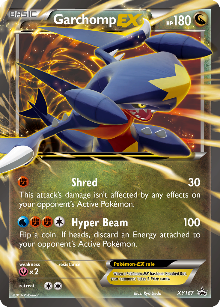 Garchomp-EX XY167/211 Promo | XY Black Star Promos | Pokemon Card