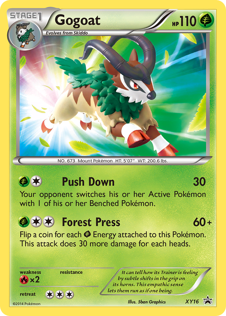 Gogoat XY16/211 Promo | XY Black Star Promos | Pokemon Card