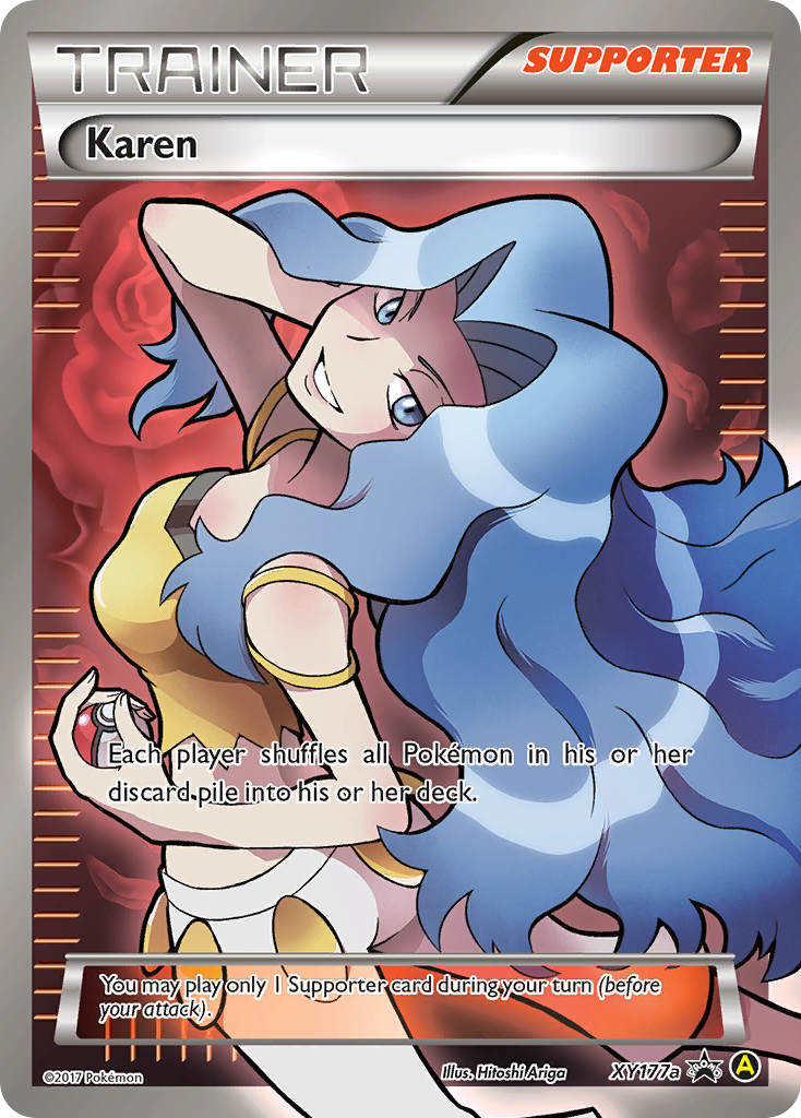 Karen XY177a/211 Promo | XY Black Star Promos | Pokemon Card