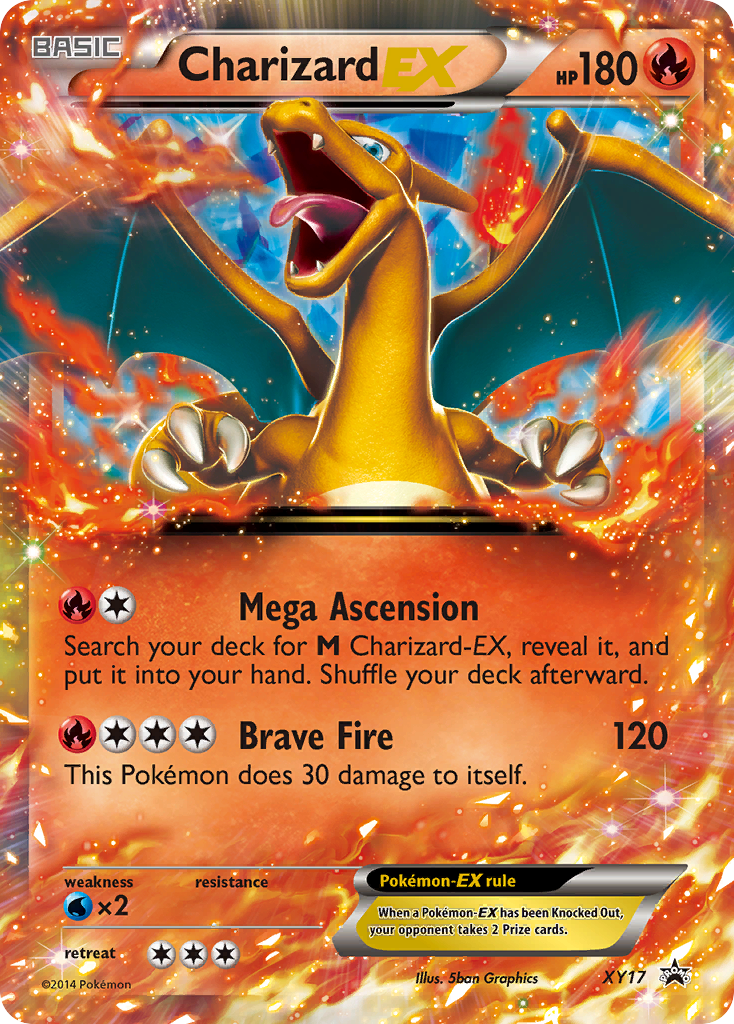 Charizard-EX XY17/211 Promo | XY Black Star Promos | Pokemon Card