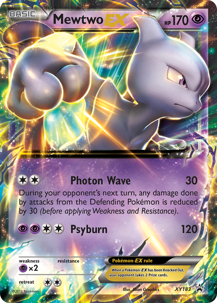 Mewtwo-EX XY183/211 Promo | XY Black Star Promos | Pokemon Card