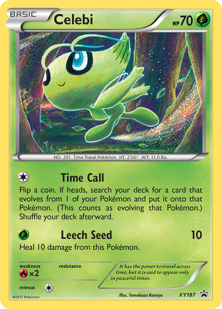 Celebi XY187/211 Promo | XY Black Star Promos | Pokemon Card
