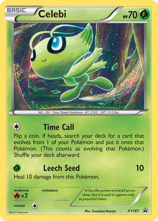 Celebi XY187/211 Promo | XY Black Star Promos | Pokemon Card