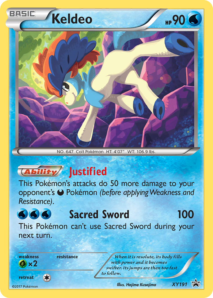 Keldeo XY191/211 Promo | XY Black Star Promos | Pokemon Card