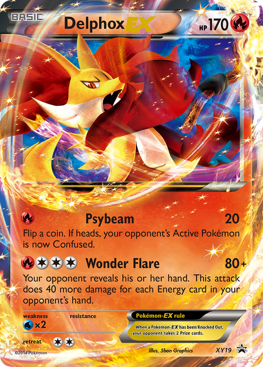 Delphox-EX XY19/211 Promo | XY Black Star Promos | Pokemon Card