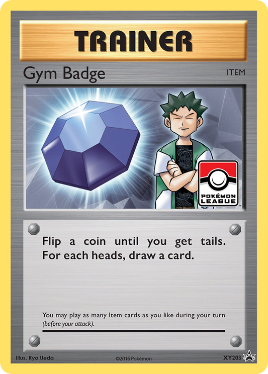 Gym Badge XY203/211 Promo | XY Black Star Promos | Pokemon Card